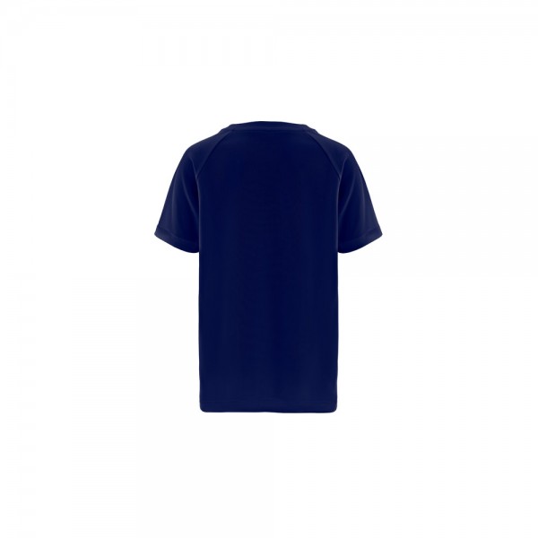 THC MOVE KIDS. T-shirt tecnica da bambino a maniche corte in poliestere - Blu scuro