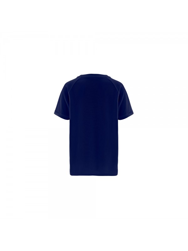 THC MOVE KIDS. T-shirt tecnica da bambino a maniche corte in poliestere - Blu scuro THC MOVE KIDS. T-shirt tecnica da bambino a maniche corte in poliestere - Blu scuro