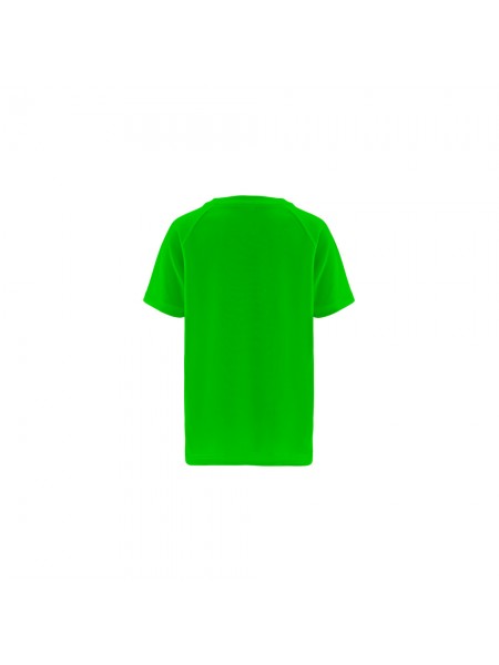 THC MOVE KIDS. T-shirt tecnica da bambino a maniche corte in poliestere - Lime
