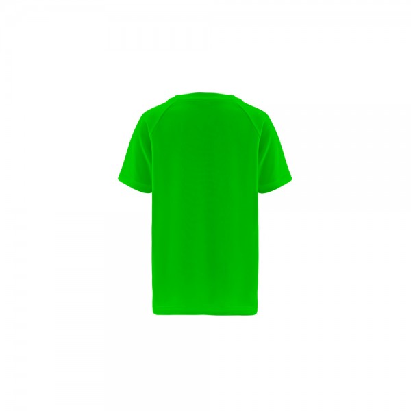 THC MOVE KIDS. T-shirt tecnica da bambino a maniche corte in poliestere - Lime