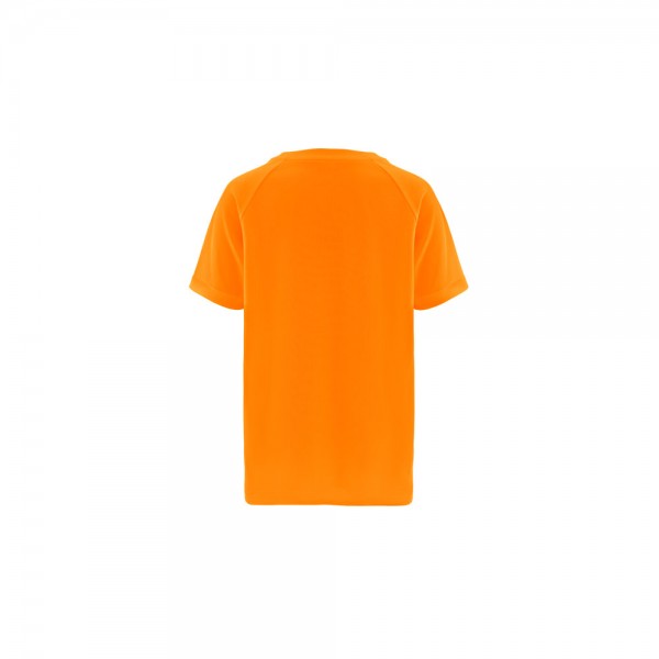 THC MOVE KIDS. T-shirt tecnica da bambino a maniche corte in poliestere - Arancione hexachrome