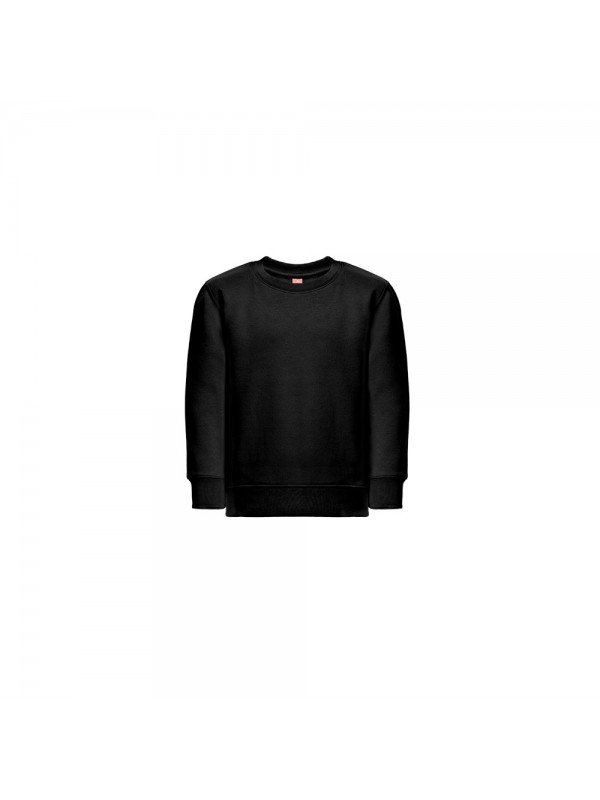 THC DELTA KIDS. Felpa per bambini in cotone riciclato e poliestere - Nero THC DELTA KIDS. Felpa per bambini in cotone riciclato e poliestere - Nero