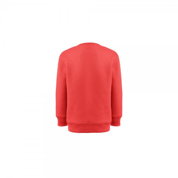 THC DELTA KIDS. Felpa per bambini in cotone riciclato e poliestere - Rosso