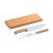 SALSA. Set per barbecue composto da 2 utensili in bambú e acciaio inossidabile