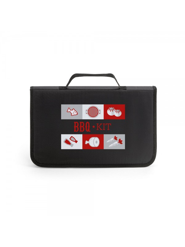 FLARE. Set per barbecue composto da tagliere in bambù e 5 utensili in legno e acciaio inox FLARE. Set per barbecue composto da tagliere in bambù e 5 utensili in legno e acciaio inox