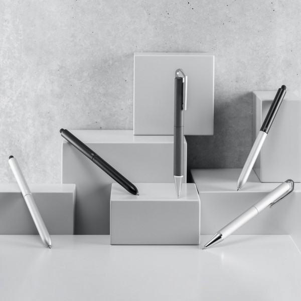 81001. Penna a sfera in alluminio con punta touch