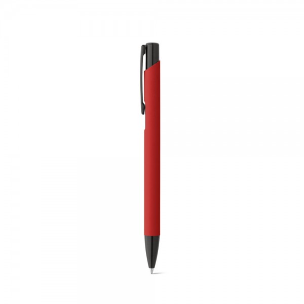 POPPINS. Penna a sfera in alluminio con finitura in gomma