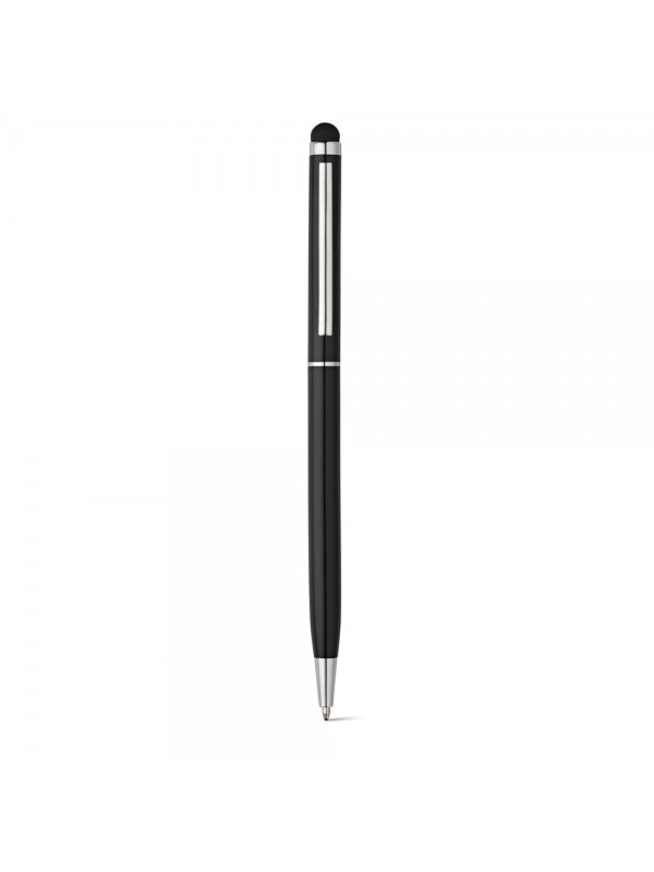 ZOE BK. Penna a sfera in alluminio con punta touch ZOE BK. Penna a sfera in alluminio con punta touch