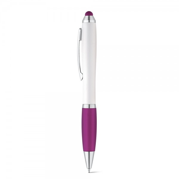 SANS BK. Penna a sfera con clip in metallo