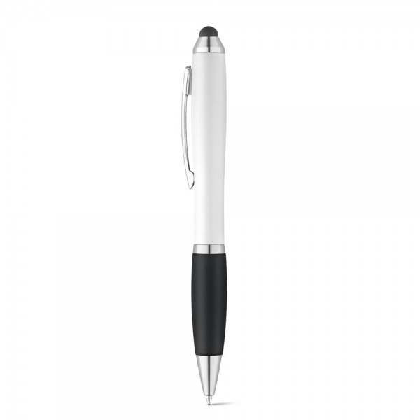 SANS BK. Penna a sfera con clip in metallo