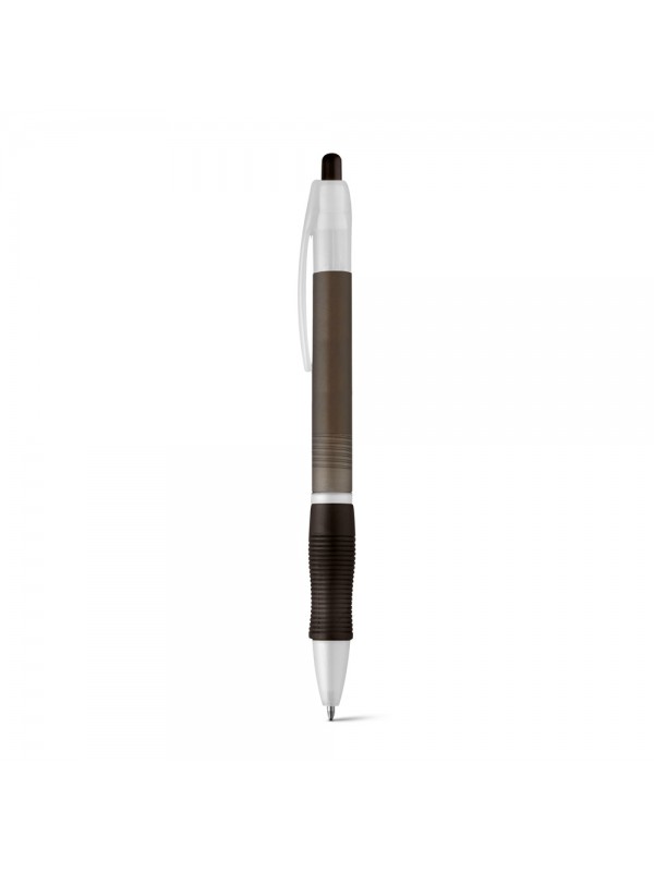 SLIM BK. Penna a sfera in ABS con finitura antiscivolo SLIM BK. Penna a sfera in ABS con finitura antiscivolo