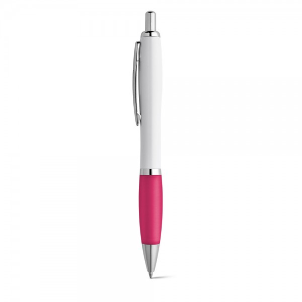 MOVE BK. Penna a sfera in ABS con clip e dettagli in metallo