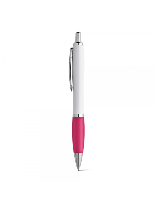 MOVE BK. Penna a sfera in ABS con clip e dettagli in metallo MOVE BK. Penna a sfera in ABS con clip e dettagli in metallo