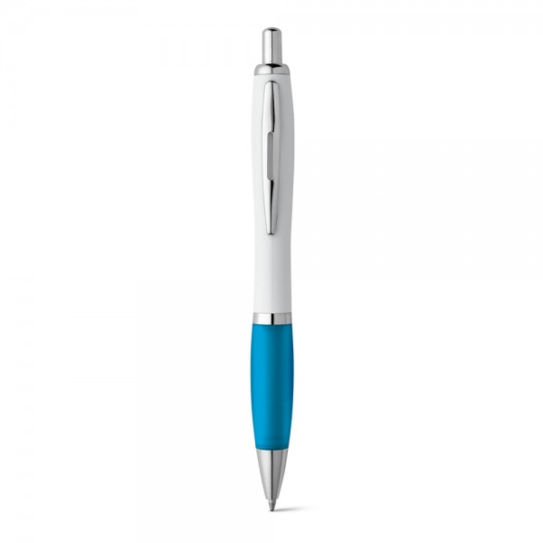 MOVE BK. Penna a sfera in ABS con clip e dettagli in metallo