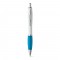 MOVE BK. Penna a sfera in ABS con clip e dettagli in metallo