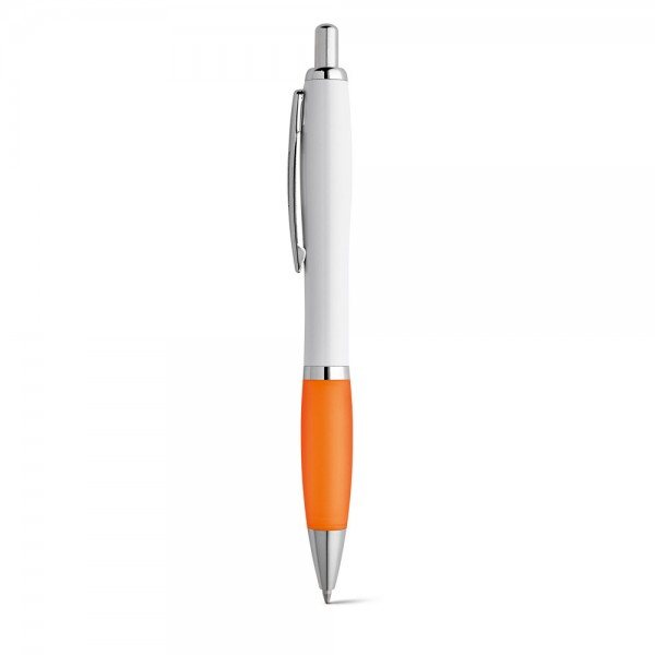 MOVE BK. Penna a sfera in ABS con clip e dettagli in metallo