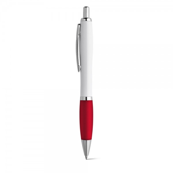 MOVE BK. Penna a sfera in ABS con clip e dettagli in metallo