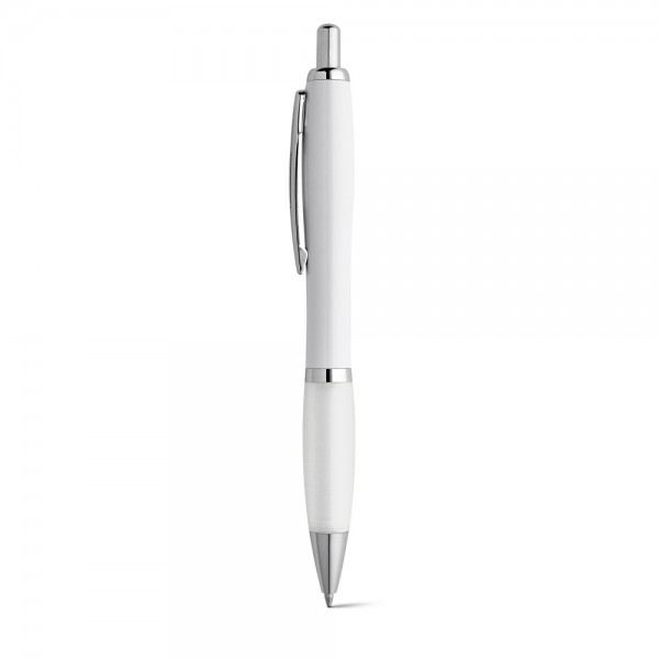 MOVE BK. Penna a sfera in ABS con clip e dettagli in metallo