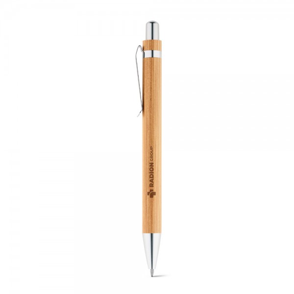 GREENY. Set con penna a sfera e matita portamine in bambù