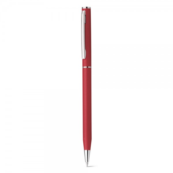 LESLEY METALLIC. Penna a sfera in alluminio con clip e meccanismo a rotazione