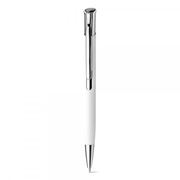 OLAF SOFT. Penna a sfera in alluminio con finitura in gomma