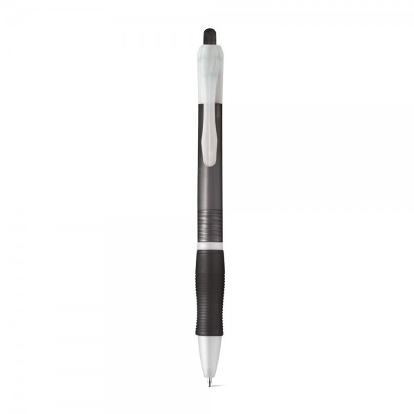 SLIM. Penna a sfera in ABS con finitura antiscivolo e clip