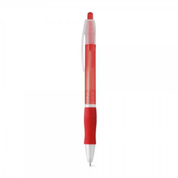 SLIM. Penna a sfera in ABS con finitura antiscivolo e clip