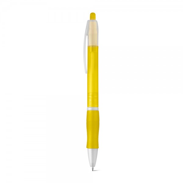SLIM. Penna a sfera in ABS con finitura antiscivolo e clip