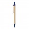 NAIROBI. Penna a sfera in carta kraft e clip in legno