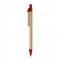 NAIROBI. Penna a sfera in carta kraft e clip in legno