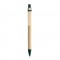 NAIROBI. Penna a sfera in carta kraft e clip in legno