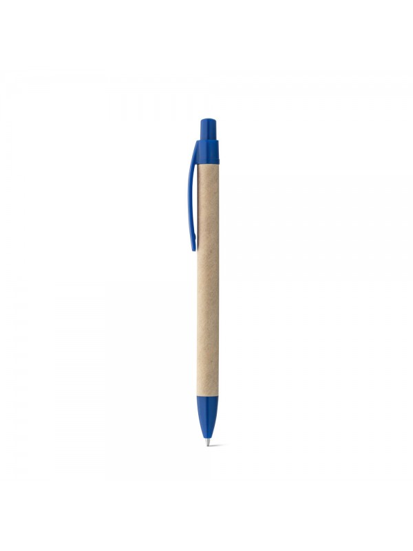 REMI. Penna a sfera realizzata al 100% con carta riciclata, dotata di clip
