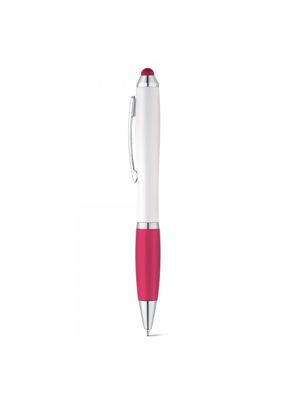 SANS. Penna a sfera con meccanismo a rotazione e clip in metallo SANS. Penna a sfera con meccanismo a rotazione e clip in metallo