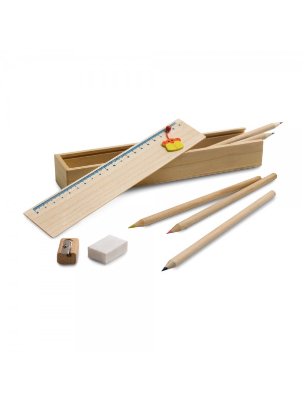 DOODLE. Set da disegno fornito in scatola di legno DOODLE. Set da disegno fornito in scatola di legno