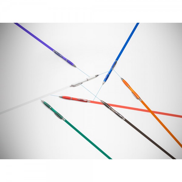 SWING rPET. Penna a sfera in PET riciclato (100% rPET) con clip metallica