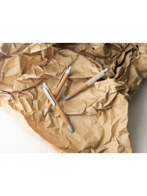 GOYA. Penna a sfera in sughero e Fibra di paglia di grano GOYA. Penna a sfera in sughero e Fibra di paglia di grano