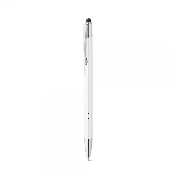 GALBA. Penna a sfera in alluminio con punta touch e clip