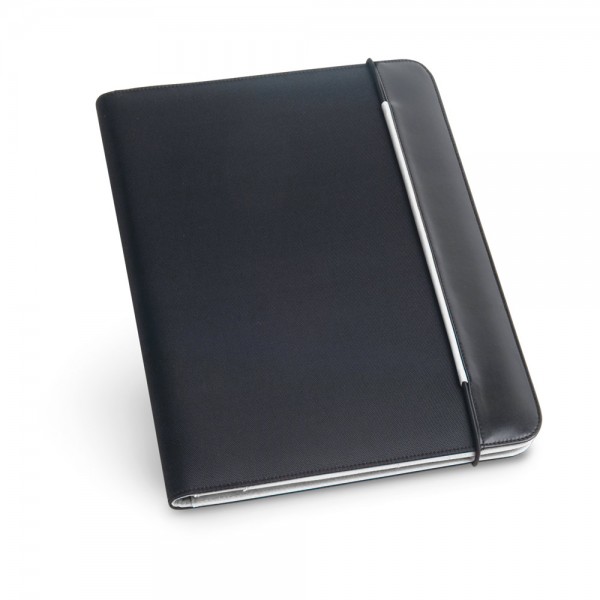 FITZGERALD. Cartella A4 in PU e 800D con blocco pagine a righe