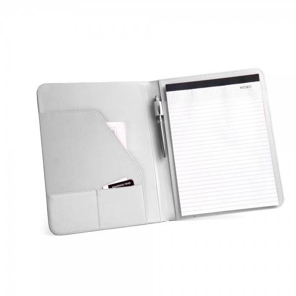 FITZGERALD. Cartella A4 in PU e 800D con blocco pagine a righe