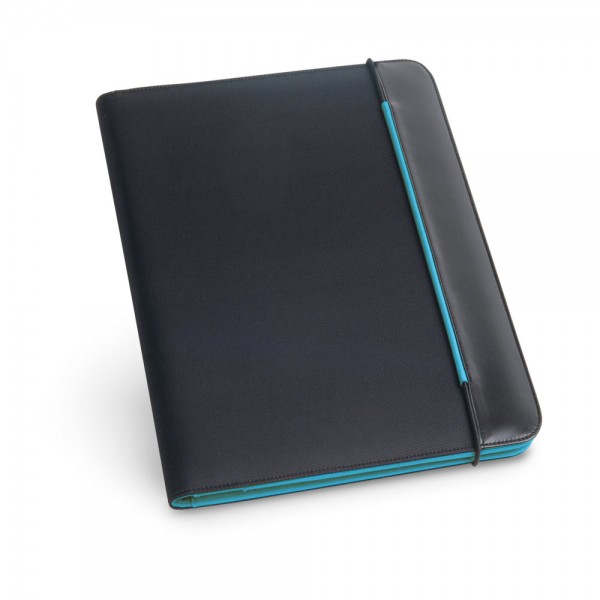 FITZGERALD. Cartella A4 in PU e 800D con blocco pagine a righe
