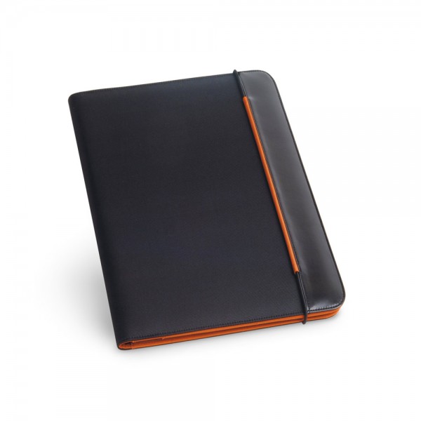 FITZGERALD. Cartella A4 in PU e 800D con blocco pagine a righe