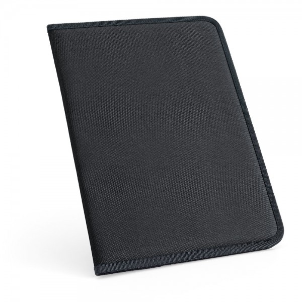 CUSSLER. Cartella A4 in 600D con blocco pagine a righe