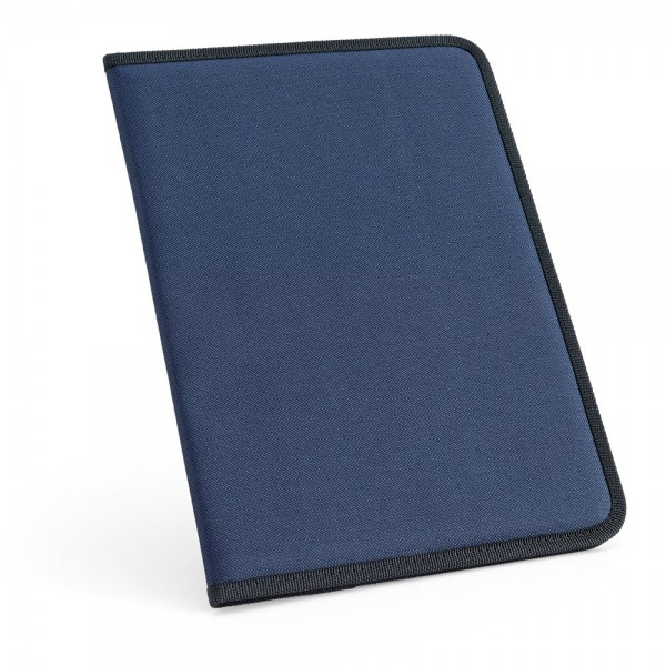 CUSSLER. Cartella A4 in 600D con blocco pagine a righe