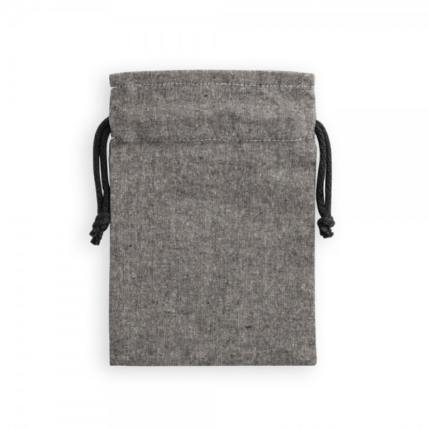 GIBRALTAR. Sacchetto regalo in cotone riciclato (70%), poliestere (30% rPET) (140 g/m²)