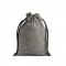 GIBRALTAR. Sacchetto regalo in cotone riciclato (70%), poliestere (30% rPET) (140 g/m²)