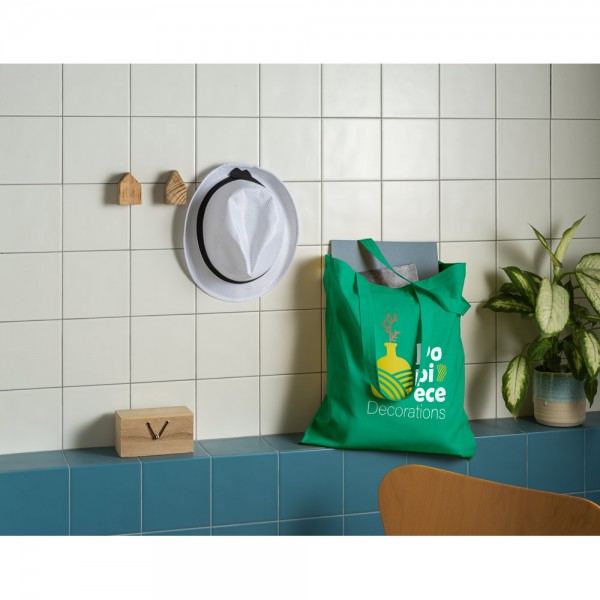 CAIRO. Borsa in cotone riciclato (70%) e poliestere (30% rPET) (180 g/m²)