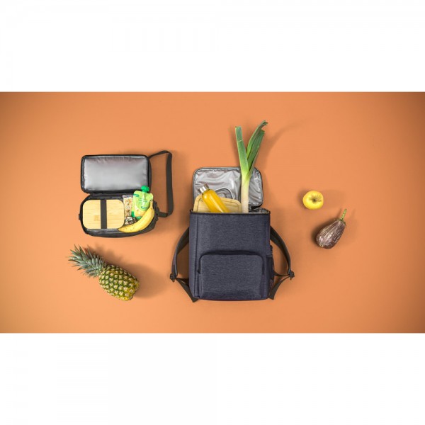 BOSTON COOLER. Zaino termico in nylon 2Tone - Blu