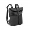 ROVER BACKPACK. Zaino in microfibra e PU - Nero