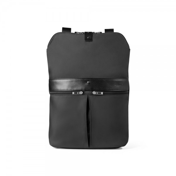 ROVER BACKPACK. Zaino in microfibra e PU - Nero