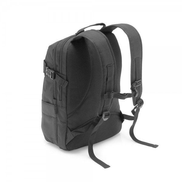 ZIPPERS BPACK. Zaino porta PC 15'6'' in 840D e 300D jacquard - Nero